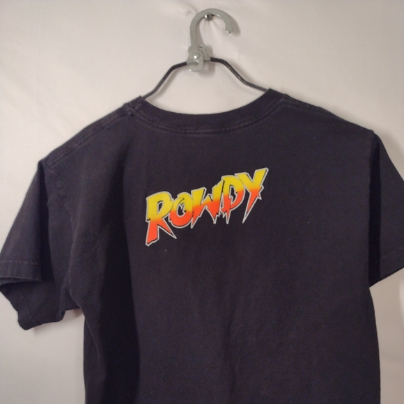 WWE Authentic - " Bad Reputation" Rowdy Rhonda Rousey Black T-shirt Youth Large - Picture 6 of 8